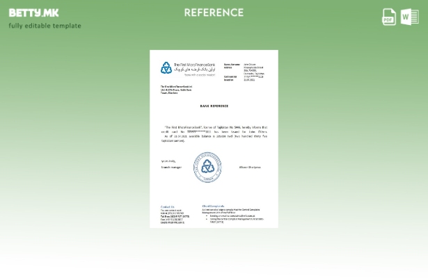 модерен стил Таџикистан Првиот референтен шаблон за MicroFinanceBank